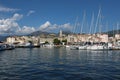 The port of Saint-Florent in the north of Corsica, France.