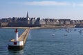 Saint Malo on the Brittany coast of northwest France