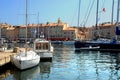 Port of Saint-Tropez in France Royalty Free Stock Photo