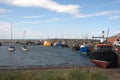 port seton harbour boats and pier
