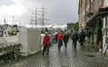 Port of shipment of Bergen Royalty Free Stock Photo