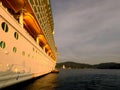 Port side of the cruise ship Royalty Free Stock Photo