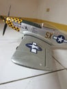 Port side of Radio Control Model P51 Mustang