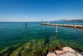 Port of Cisano di Bardolino and Lake Garda Veneto Italy - Lago di Garda