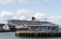 Cruise ship Queen Mary 2. Southampton Docks UK Royalty Free Stock Photo