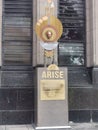 Arise , the Emancipation Monument in Port of Spain , Trinidad , West Indies Royalty Free Stock Photo