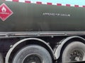 Tanker Truck Transporting Gasoline in Port of Spain, Trinidad, West Indies