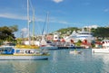 The port of St. George's, Grenada Royalty Free Stock Photo