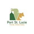 Port ST. Lucie City Modern Geometric Logo