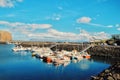 The port of Stykkisholmur, view of the fishing village in the western part of Iceland