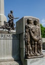 Port Sunlight model village war memorial. Royalty Free Stock Photo