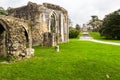 Editorial, Chapter house and castle in background , Margam Country Park