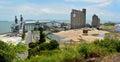 Port terminal facilities in Gladstone, Australia.