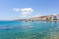 Port of Tinos Island,Greece Royalty Free Stock Photo