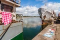 The port of Toamasina Royalty Free Stock Photo