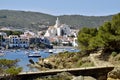 Port and town of CadaquÃÂ©s in Spain