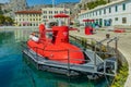 The Port of Town Omis, Croatia, Adriatic Sea