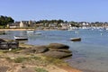 Port of Tregastel in France Royalty Free Stock Photo