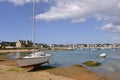 Port of TrÃÂ©gastel in France Royalty Free Stock Photo