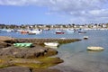 Port of TrÃÂ©gastel in France Royalty Free Stock Photo