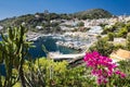 Port of Ustica Island at Tyrrhenian Sea located near Palermo, Sicily, Italy