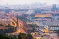 Port Vell at Barcelona in evening Royalty Free Stock Photo