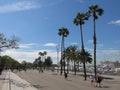 Port Vell promenade in Barcelona