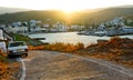 Port view on Kythnos island Royalty Free Stock Photo