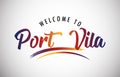 Welcome to Port Vila