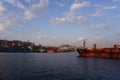 Port. Vladivostok. Primorsky Krai . Russia. Royalty Free Stock Photo