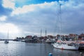 The port of Volendam, The Netherlands Royalty Free Stock Photo