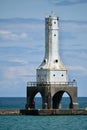 Port Washington Breakwater Lighthouse Royalty Free Stock Photo