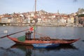 Port wine boat view of Porto