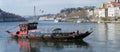 Port Wine Cellars Rabelo Boat, Porto, Portugal Royalty Free Stock Photo