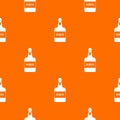 Port wine pattern vector orange