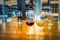 port wine testing Royalty Free Stock Photo