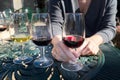 port wine testing Royalty Free Stock Photo