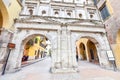 Ancient Roman Gate of Porta Borsari in Verona City