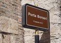 Porta Borsari city gate in Verona