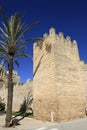 Porta del Moll, Main gate to the old town of Alcudia, Majorca, Balearic Islands, Spain Royalty Free Stock Photo