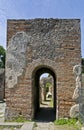 Porta Ercolano, Archeological site of Pompeii, Italy Royalty Free Stock Photo