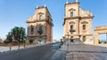 Porta Felice baroque triumphal gateway in Palermo Royalty Free Stock Photo