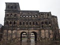 Porta Nigra-Beautiful night view of the historic monument of Trier, one of the oldest cities in Germany