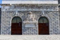 Porta Nuova ancient gate of the Lanterna Royalty Free Stock Photo