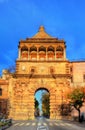 Porta Nuova, a monumental city gate of Palermo. Sicily, Italy Royalty Free Stock Photo