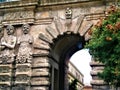 Porta Nuova in Palermo city, Sicily, Italy. Splendid decoration and history Royalty Free Stock Photo