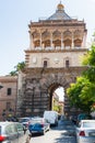 Porta Nuova from via Corso Calatafimi in Palermo Royalty Free Stock Photo