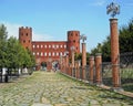 Porta Palatina a Torino - Italy Royalty Free Stock Photo
