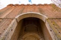 Porta Romana is one of the portals in the medieval Walls of Siena, Italy Royalty Free Stock Photo