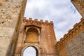 Porta Romana is one of the portals in the medieval Walls of Siena, Italy Royalty Free Stock Photo